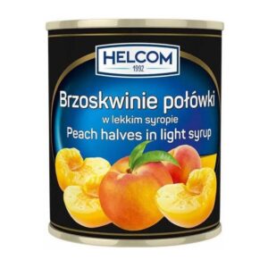 Персик консервований Helcom у сиропі половинками